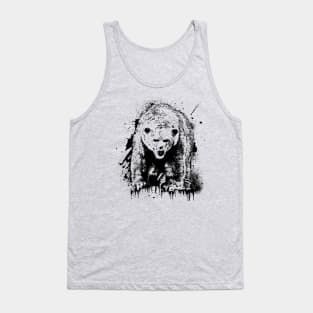 Polar Bear Animal Wildlife Forest Nature Adventure Hunt Arctic Graphic Tank Top